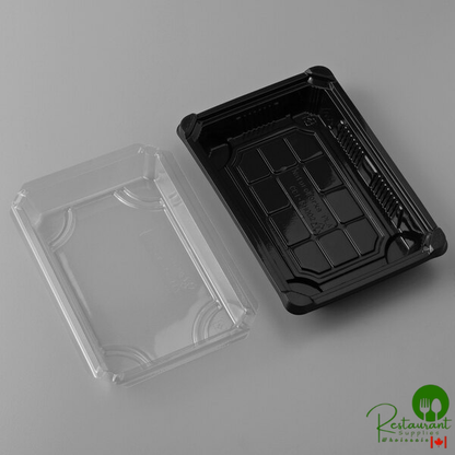 Eco-Products EP-SH2-CPK 5" x 7" Small Sushi Container with Lid - 600/Case