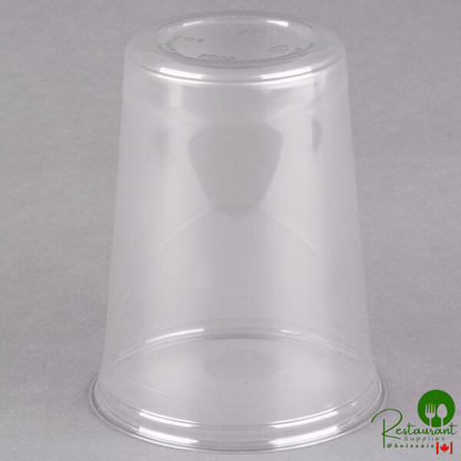 Fabri-Kal Alur 32 oz. Recycled Clear PET Plastic Round Deli Container - 500/Case