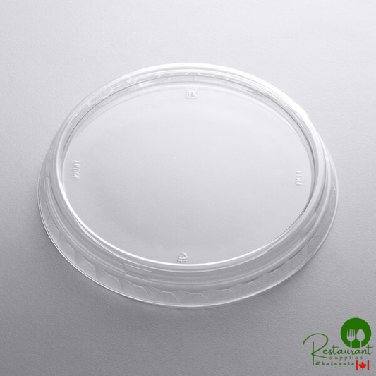 Fabri-Kal Alur Clear PET Plastic Round Deli Container Outer-Fit Lid - 500/Case