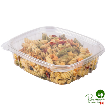 Genpak 24 oz. Clear Hinged Deli Container - 200/Case