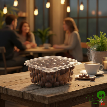 Genpak 16 oz. Clear Hinged Deli Container - 200/Case