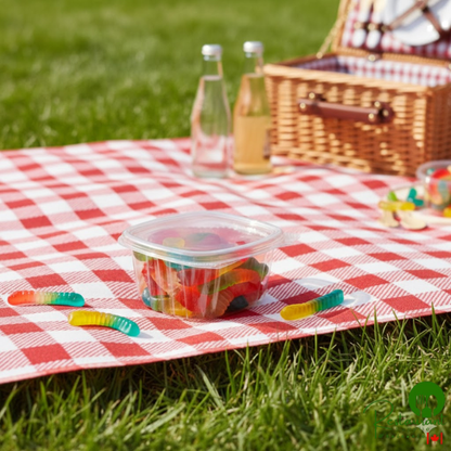 Genpak 6 oz. Clear Hinged Deli Container - 400/Case