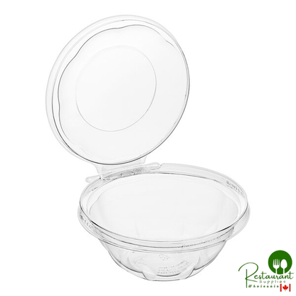 Inline Plastics Safe-T-Fresh 24 oz. Tamper-Resistant, Tamper-Evident Bowl with Hinged Dome Lid - 150/Case1