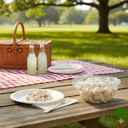 Inline Plastics Safe-T-Fresh 24 oz. Tamper-Resistant, Tamper-Evident Bowl with Hinged Dome Lid - 150/Case1