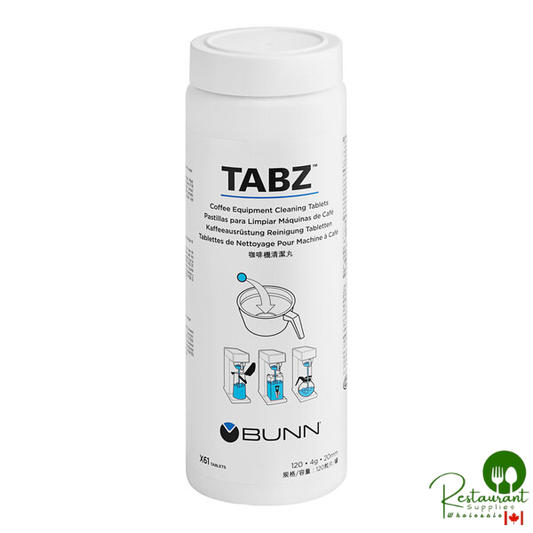 Bunn 39637.0002 TABZ 120-Count 4 Gram Coffee Brewer Cleaning Solution Tablets