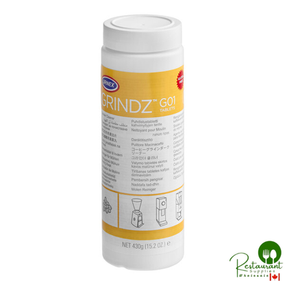 Urnex Grindz 17-G01-UX430-12 15.2 oz. Coffee / Espresso Grinder Cleaner Granules - 12/Case