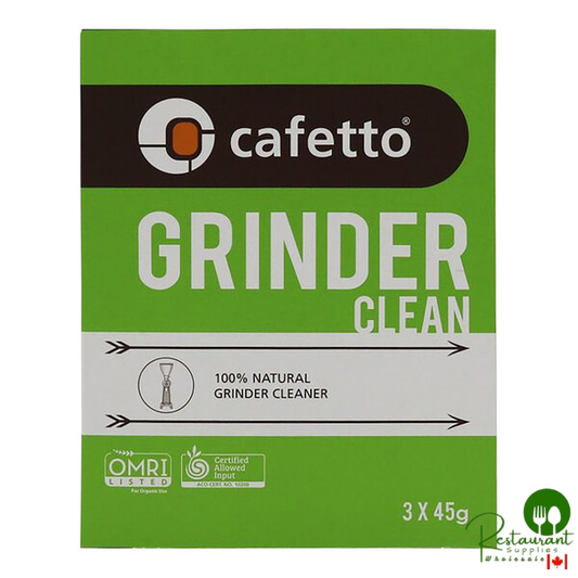 E10869-1 3-Count 45 Gram Coffee Grinder Cleaner Granules Sachet Pack - 12/Case
