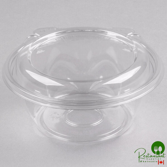 Dart SafeSeal 12 oz. Plastic Tamper-Resistant, Tamper-Evident Bowl with Dome Lid - 240/Case