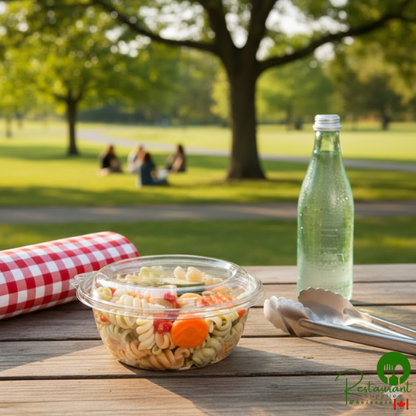 Dart SafeSeal 12 oz. Plastic Tamper-Resistant, Tamper-Evident Bowl with Dome Lid - 240/Case