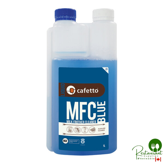 Cafetto MFC Blue E14005-1 1 Liter Liquid Alkaline Milk Frother Cleaner - 6/Case