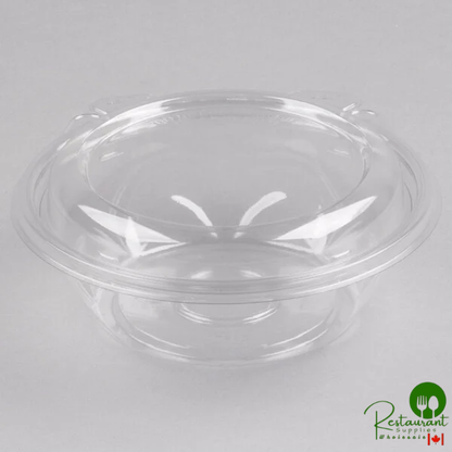 Dart SafeSeal 8 oz. Plastic Tamper-Resistant, Tamper-Evident Bowl with Dome Lid - 240/Case