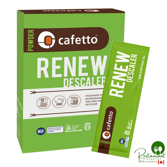 Cafetto Renew E27033-1 6-Count 25 Gram Descaling Powder Sachet Pack - 12/Case