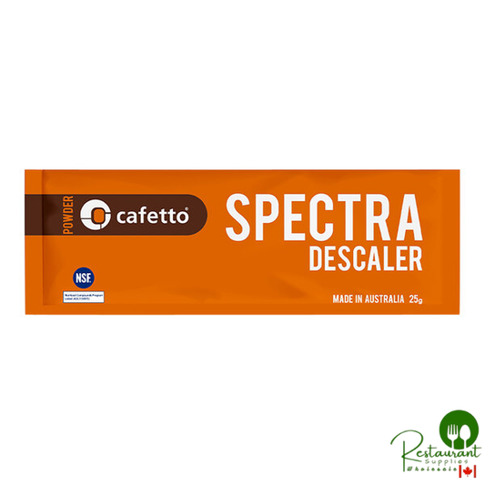 Cafetto Spectra E12173-1 6-Count 25 Gram Color Indicating Coffee and Espresso Machine Descaling Powder - 12/Case