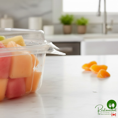 Dart ClearPac SafeSeal 16 oz. Tamper-Resistant, Tamper-Evident Container with Dome Lid - 200/Case