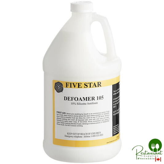 Five Star Chemicals 26-DFS-FS01-04 Defoamer 105 10% Silicone Brewery Antifoam Adjunct 1 Gallon - 4/Case