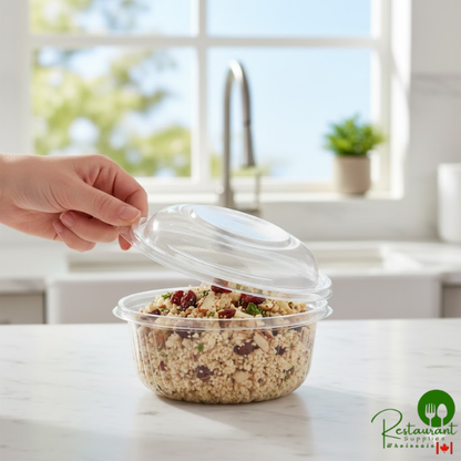 Dart C16BDL PresentaBowls OPS Dome Lid for 8, 12, and 16 oz. Bowls - 504/Case