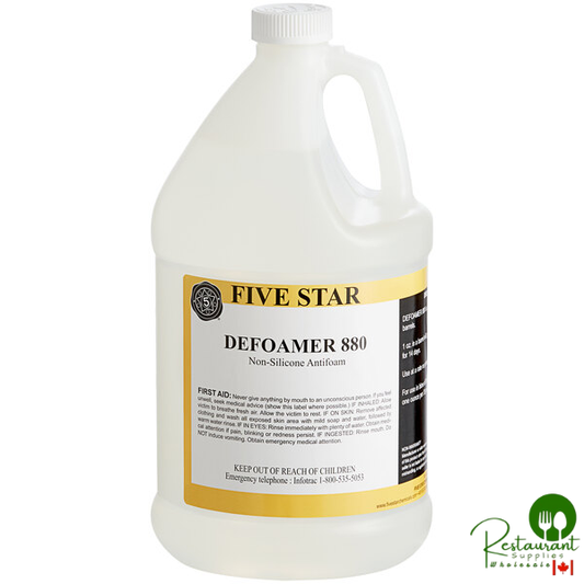 Five Star Chemicals 26-DFN-FS01-04 Defoamer 880 Brewery Non-Silicone Antifoam 1 Gallon - 4/Case