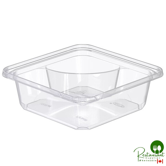 Dart TamperGuard 2-Compartment Tamper-Resistant, Tamper-Evident Container - 300/Case