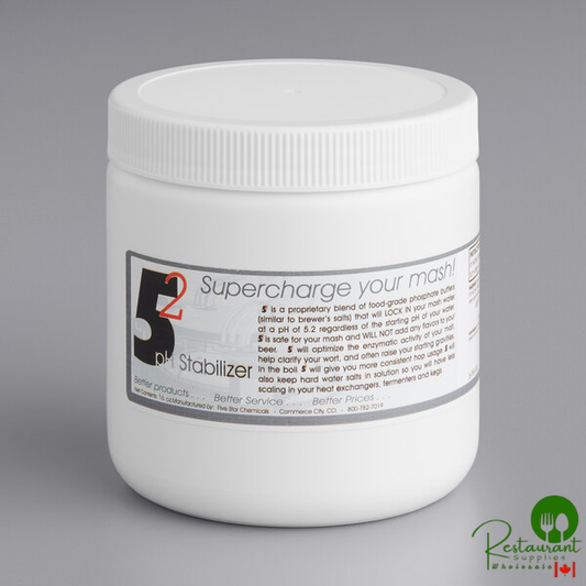 Five Star Chemicals 26-PHS-FS01-12 5.2 pH Stabilizer Brewery Phosphate Buffer Powder 1 lb. - 12/Case