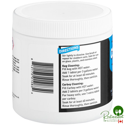 National Chemicals Inc. 33022 Craft Meister Keg & Carboy Cleaning Tablet 30 Count - 6/Case