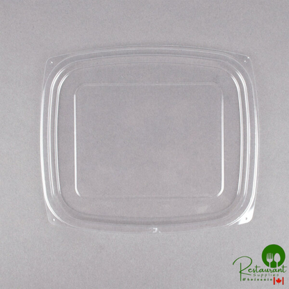 Dart C32DLR ClearPac Clear Snap-On Flat Lid for 24 and 32 oz. Plastic Containers - 504/Case