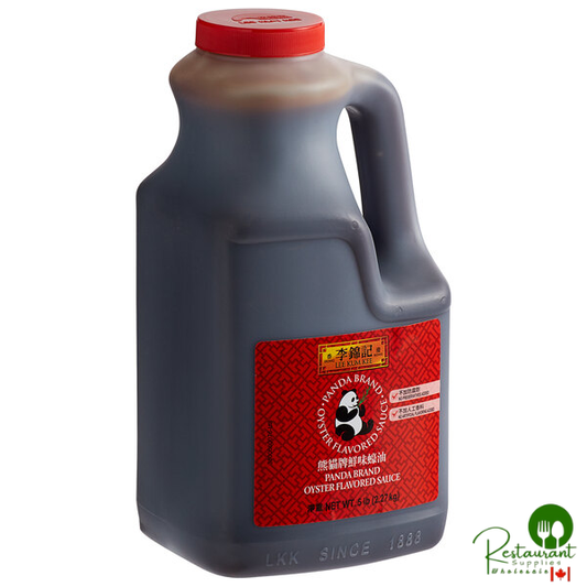 Lee Kum Kee Panda Brand 5 lb. Oyster Flavored Sauce - 6/Case