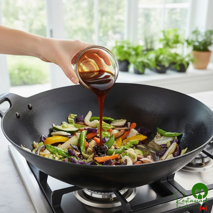 Lee Kum Kee Panda Brand Green Label 5 lb. Gluten-Free Oyster Flavored Sauce - 6/Case