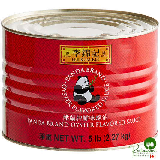 Lee Kum Kee Panda Brand Oyster Flavored Sauce 5 lb. Can - 6/Case