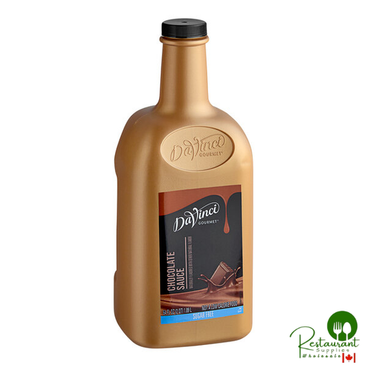 DaVinci Gourmet Sugar-Free Chocolate Flavoring Sauce 64 fl. oz. - 6/Case