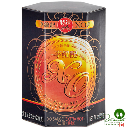 Lee Kum Kee Seafood XO Sauce Extra Hot 7.8 oz. - 12/Case