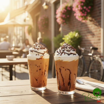 Guittard Sweet Ground Dark Chocolate Flavoring Sauce 101 fl. oz. - 4/Case