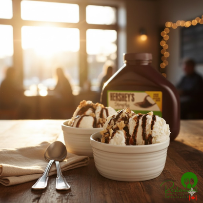 HERSHEY'S SIMPLY Chocolate Syrup Jug 7.5 lb - 6/Case