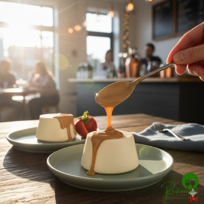 J. Hungerford Smith Peanut Butter Dessert / Sundae Topping 40 oz. - 6/Case