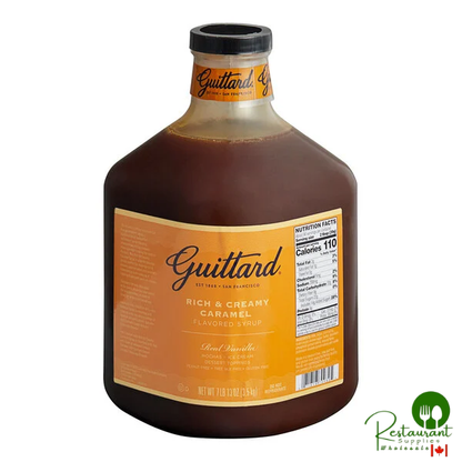 Guittard Rich and Creamy Caramel Flavoring Sauce 101 fl. oz. - 4/Case