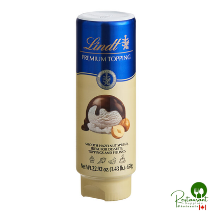 Lindt Squeezable Hazelnut Chocolate Spread / Sauce 16 fl. oz.