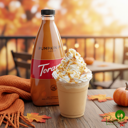 Torani Puremade Pumpkin Pie Flavoring Sauce 64 fl. oz. - 4/Case