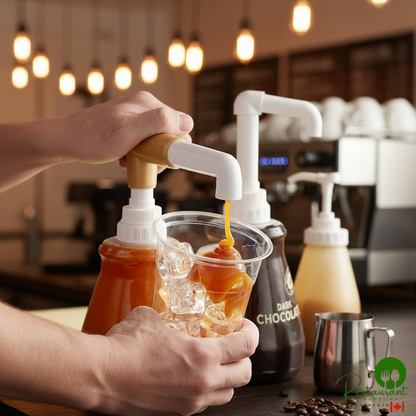 Torani Puremade Caramel Flavoring Sauce 64 fl. oz. - 4/Case