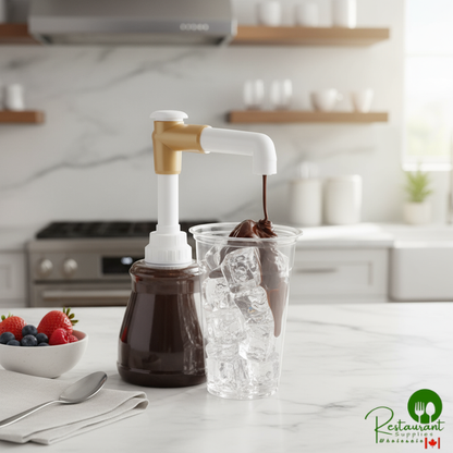 Torani Puremade Dark Chocolate Flavoring Sauce 64 fl. oz. - 4/Case