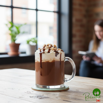 Torani Puremade Chocolate Hazelnut Flavoring Sauce 12 fl. oz. (16.5 oz.) - 4/Case