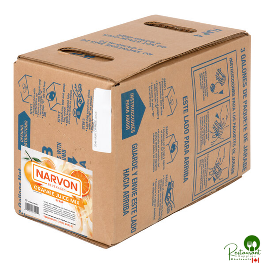 Narvon Orange Juice Syrup 3 Gallon Bag in Box