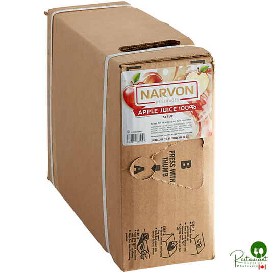 Narvon Apple Juice Syrup 3 Gallon Bag in Box