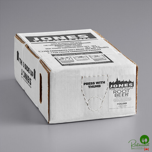 Jones Root Beer Beverage / Soda Syrup 3 Gallon Bag in Box