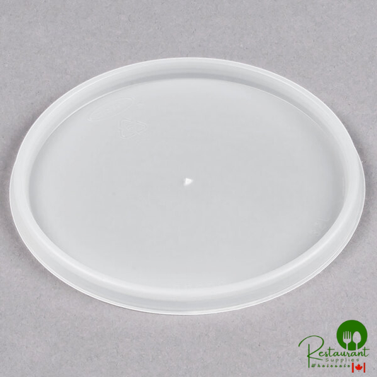 Dart 32JLR 32 oz. Translucent Vented Lid - 100/Pack