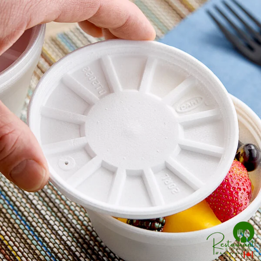 Dart 20RL Foam Vented Lid - 50/Pack