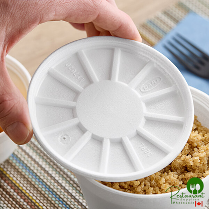 Dart 32RL Foam Vented Lid - 50/Pack