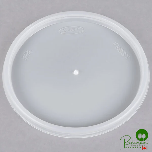Dart 20JL 20. Translucent Vented Lid - 1,000/Case