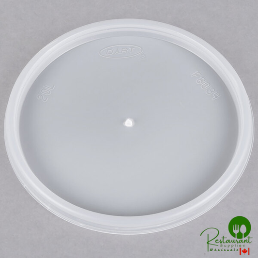 Dart 20JL 20 oz. Translucent Vented Lid - 100/Pack