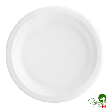 EcoChoice 6" White Plant Fiber Plate - 1,000/Case
