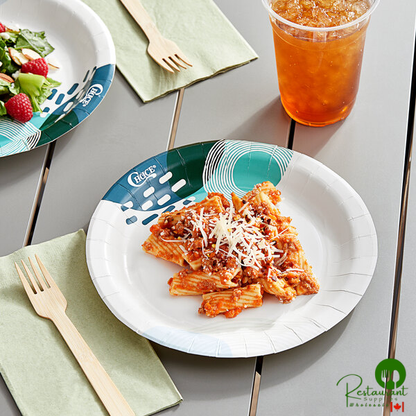 Choice 8 1/2" Lifestyle Series Heavy Weight Paper Plate - 500/Case