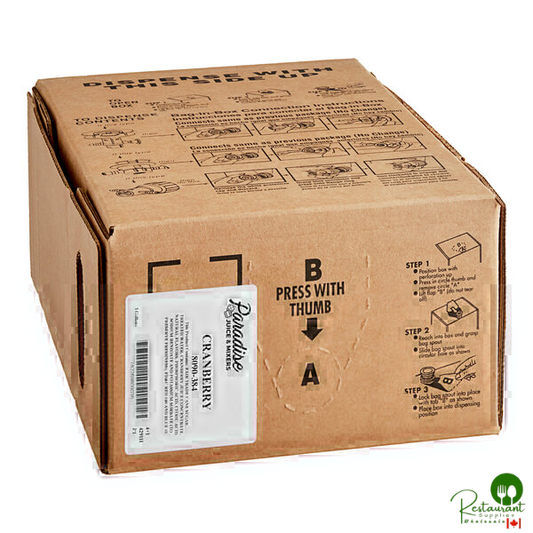Paradise Cranberry Juice Mix 3 Gallon Bag in Box